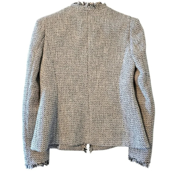 Rebecca Taylor Textured Tweed Women's Feminine Classic Blazer Jacket Size US 2. - Picture 10 of 15
